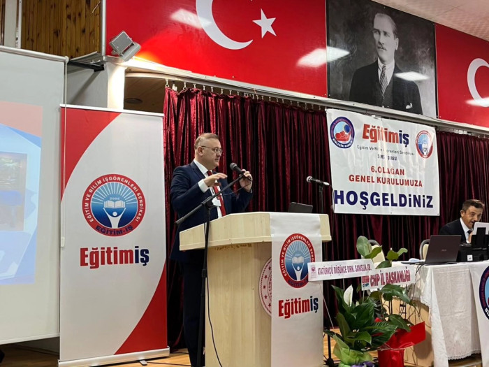 Onur Gündüz tekrar Samsun Eğitim-İş Şube Başkanı Oldu