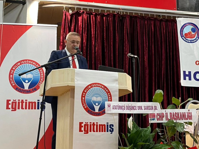Onur Gündüz tekrar Samsun Eğitim-İş Şube Başkanı Oldu