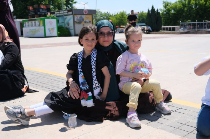 İHH Bafra Gençlik Kolları Filistin İçin Bir Araya Geldi