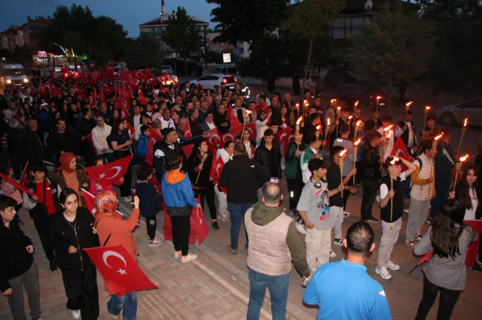 Bafra'da Gençlik Yürüyüşü Düzenlendi
