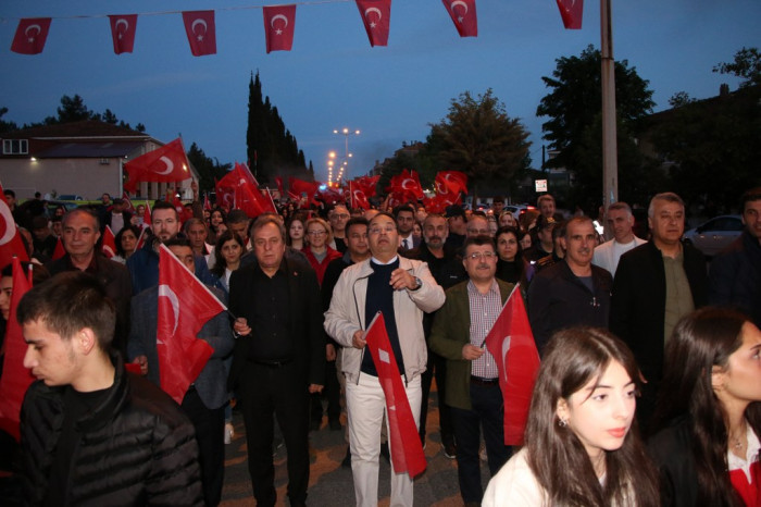 Bafra'da Gençlik Yürüyüşü Düzenlendi