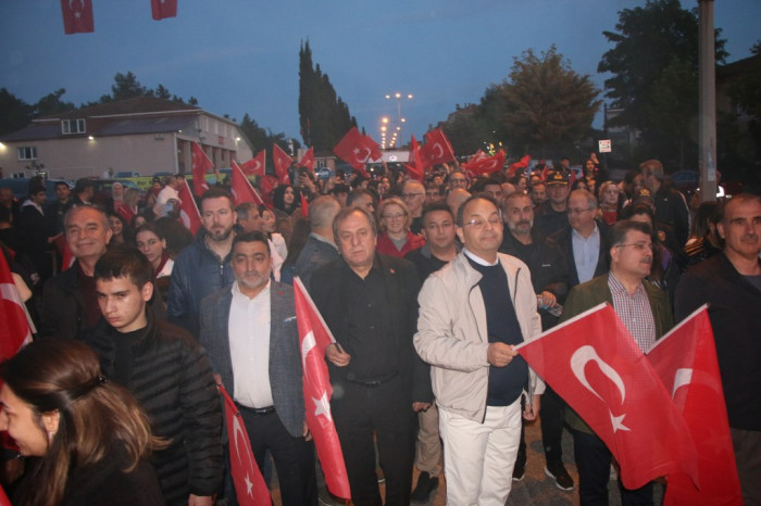 Bafra'da Gençlik Yürüyüşü Düzenlendi