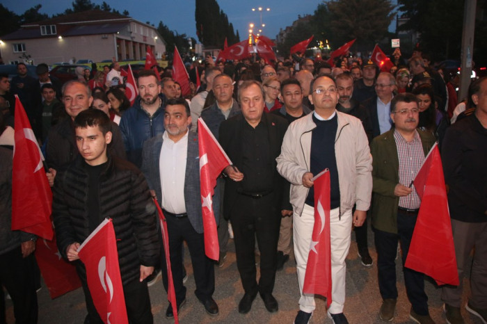 Bafra'da Gençlik Yürüyüşü Düzenlendi