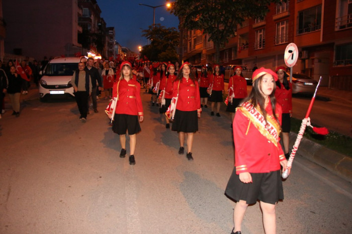 Bafra'da Gençlik Yürüyüşü Düzenlendi