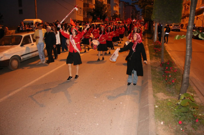 Bafra'da Gençlik Yürüyüşü Düzenlendi