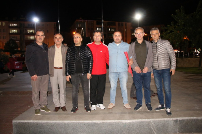 Bafra'da Gençlik Yürüyüşü Düzenlendi