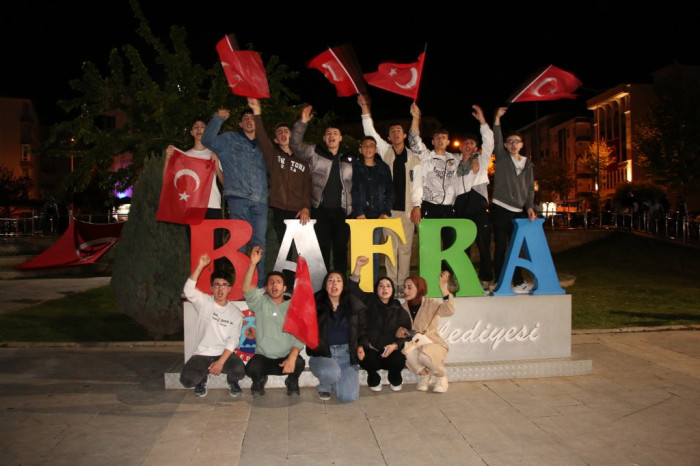 Bafra'da Gençlik Yürüyüşü Düzenlendi