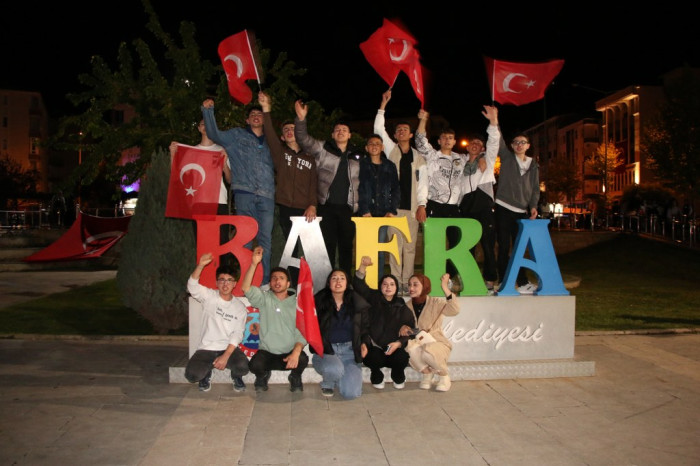 Bafra'da Gençlik Yürüyüşü Düzenlendi