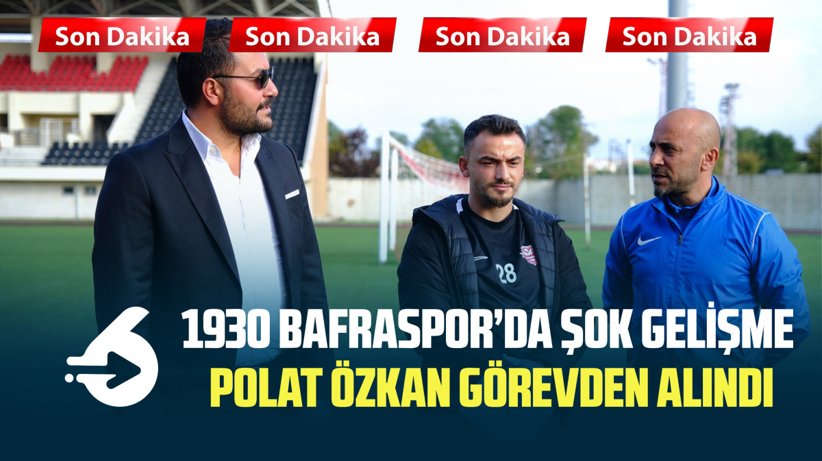  Bafraspor teknik direktör Polat Özkan ile yollarını ayırdı