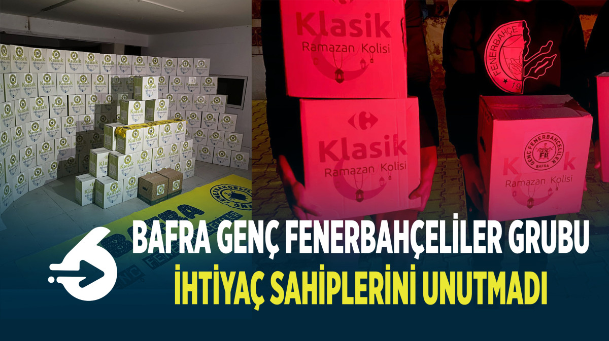 Bafra Genç Fenerbahçeliler Grubu İhtiyaç Sahiplerini Unutmadı