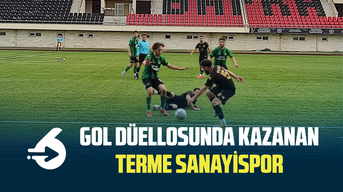 Gol düellosunda kazanan Terme Sanayispor