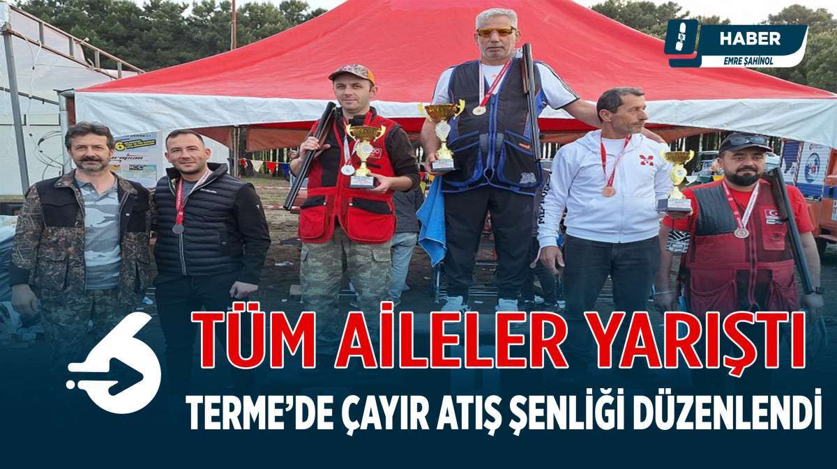 Terme’de Çayır Atış Şenliği Düzenlendi